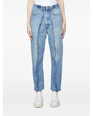 BONUM Exposed Seam Jeans - Blue