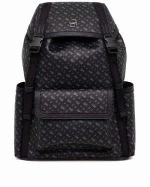 BOSS Zaino Con Stampa Monogramma - Nero