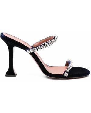 AMINA MUADDI Gigi Heeled Sandals - Black