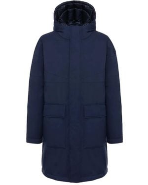 Colmar Chubasquero con capucha y bolsillo de solapa - Azul