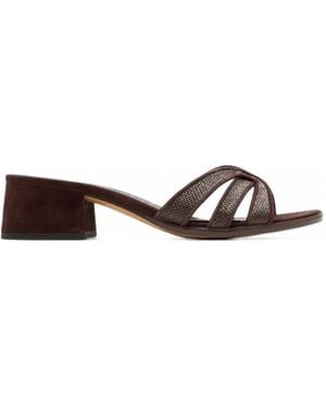 Sam Edelman Farrin Sandalen Mit Blockabsatz - Weiß
