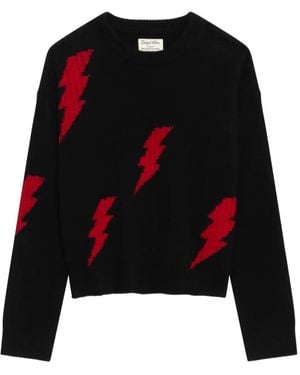 Zadig & Voltaire Markuz Pullover Aus 100% Kaschmir - Schwarz