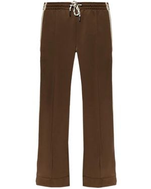 Munthe Boud Drawstring Track Trousers - Brown