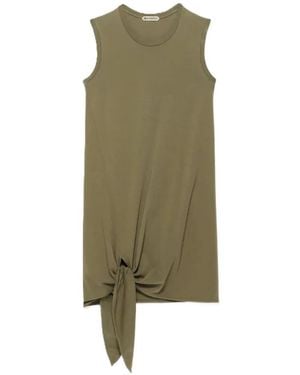 JW Anderson Knot-Detail Sleeveless Mini Dress - Green