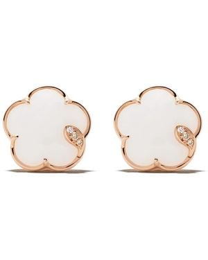Pasquale Bruni Pendientes Petit Joli En Oro De 18Kt Con Diamante Y Ágata - Neutro