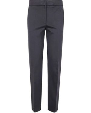 Twinset Logo-Plaque Pants - Blue