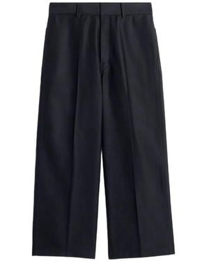 Lemaire Button Pocket Trousers - Blue