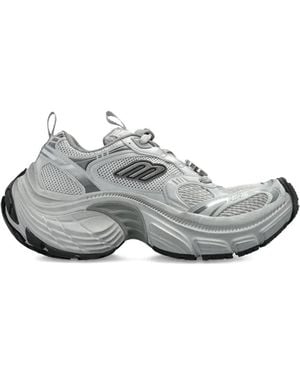 Balenciaga Logo Lettering Sneakers - White