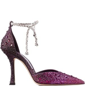 Jimmy Choo Stevie 100 Court Shoes - Purple