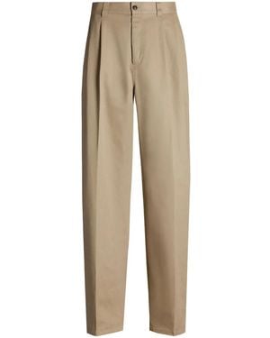 Maison Margiela X Pendleton Yoke-Detail Trousers - Natural