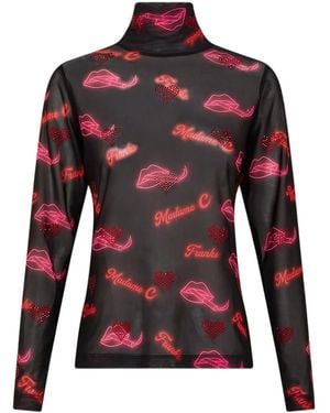 CAMILLA Electric Loveland タートルネック ブラウス - レッド