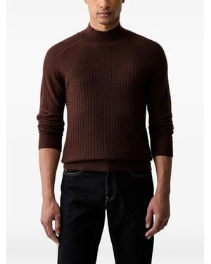 Trussardi Wool High-Neck Jumper - Black