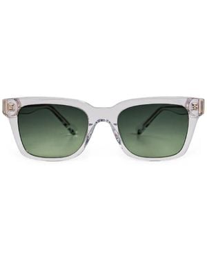 Messyweekend Dean Square-Frame Sunglasses - Green