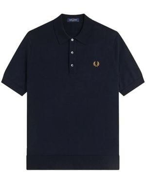 Fred Perry X Meyba Polo À Logo Brodé - Blue