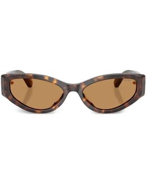 Swarovski Havana Cat-Eye Sunglasses - Brown