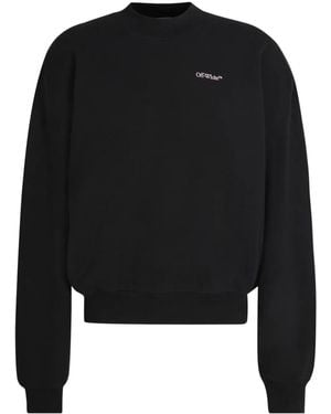 Off-White c/o Virgil Abloh ロゴ スウェットシャツ - ブラック