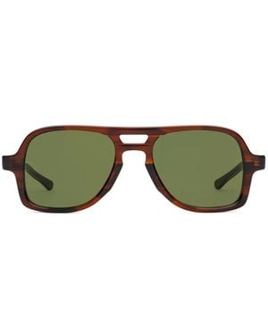 JULIUS TART Comstock Sunglasses - Green