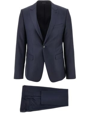 Emporio Armani David Single-Breasted Suit - Blue