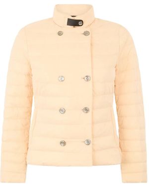 Moorer Double-Breasted Puffer Jacket - Natural