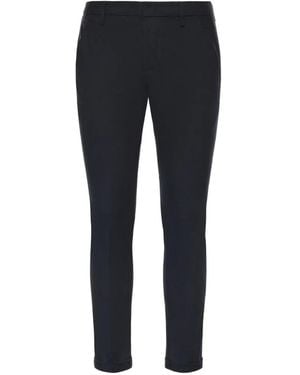 Dondup Turn-Up Hem Trousers - Blue