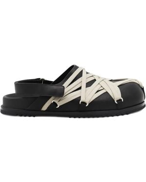 Rick Owens Loafer mit überkreuzten Riemen - Weiß