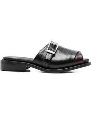 Our Legacy Ginza Buckle-Detail Sandals - Black