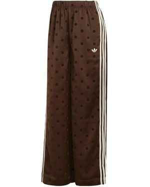 adidas Polka-Dot Track Trousers - Brown