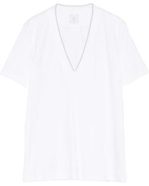 Eleventy V-Neck T-Shirt - White
