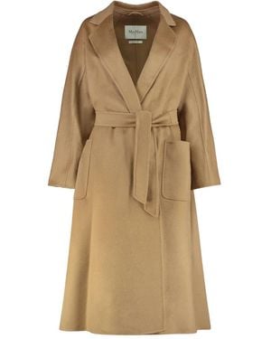 Max Mara Ludmilla Icon Belted Coat - Natural