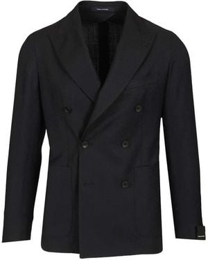 Tagliatore Double-Breasted Blazer - Black