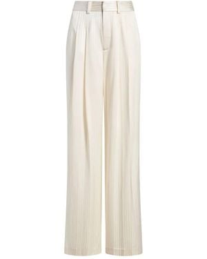 Cinq À Sept Pantalon Georgia À Rayures - Blanc