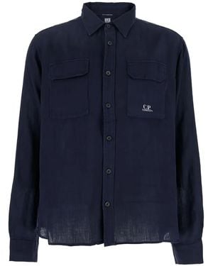 C.P. Company Camisa con bolsillos - Azul