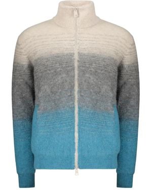 Herno Cardigan mit Stehkragen - Blau