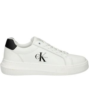 Calvin Klein レザースニーカー - ホワイト