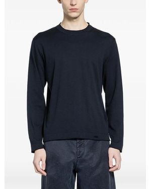 Massimo Osti Studio Sweatshirt Mit Rundhalsausschnitt - Blau