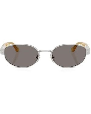 Persol Oval-Frame Sunglasses - Metallic