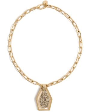 La DoubleJ Sparkly Portal Necklace - Metallic