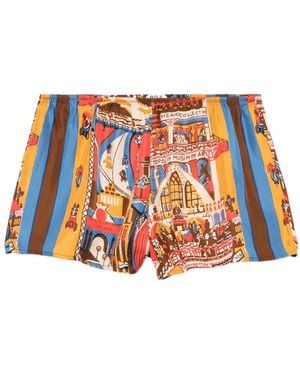 Bode Short Manhattan Island - Blanc