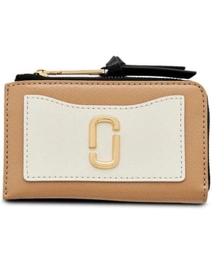 Marc Jacobs Portefeuille Zippé The Utility Snapshot - Blanc