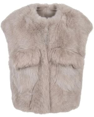 Manzoni 24 Shearling Gilet - Grey