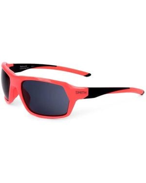 Smith Rebound Rectangle-Frame Sunglasses - Red