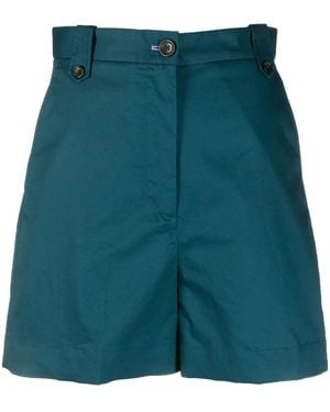 Paul Smith High Waist Shorts - Groen