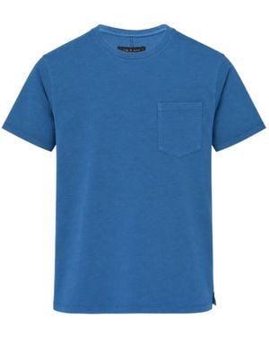 Rag & Bone Chest-Pocket T-Shirt - Blue