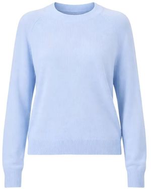 Allude Jersey Con Dobladillo De Canalé - Azul