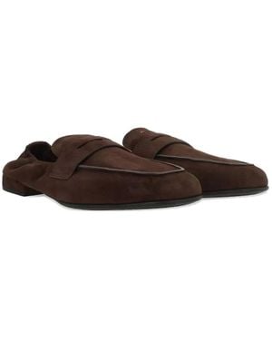 Prada Suede Loafers - Brown