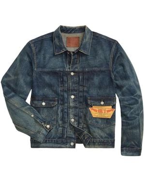 RRL Washed Denim Jacket - Blue