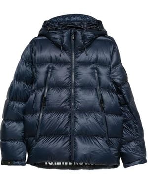 OUTHERE Hooded Zip-Up Jacket - Blue