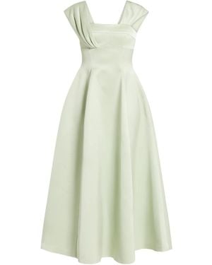 Chats by C.Dam Abito Midi Con Drappeggio - Bianco