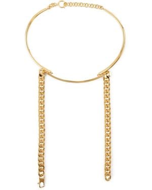 MM6 by Maison Martin Margiela Chain Necklace - White