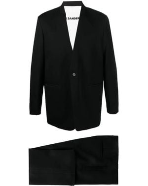 Jil Sander ツーピース シングルスーツ - ブラック